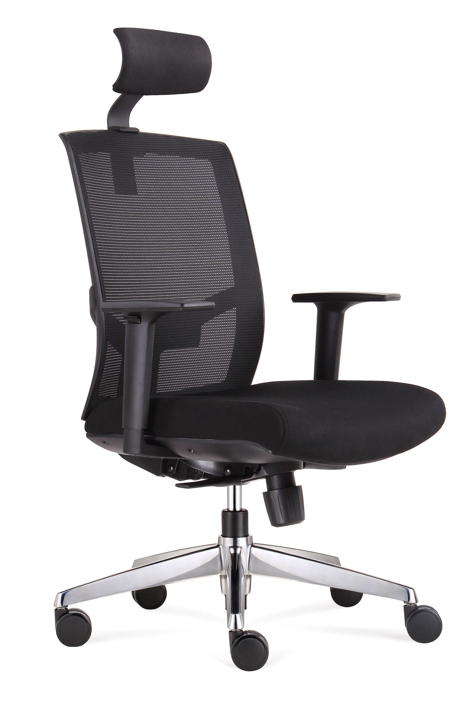 I-FREE - Executive Mesh Chair - Black Angle - Office R Us