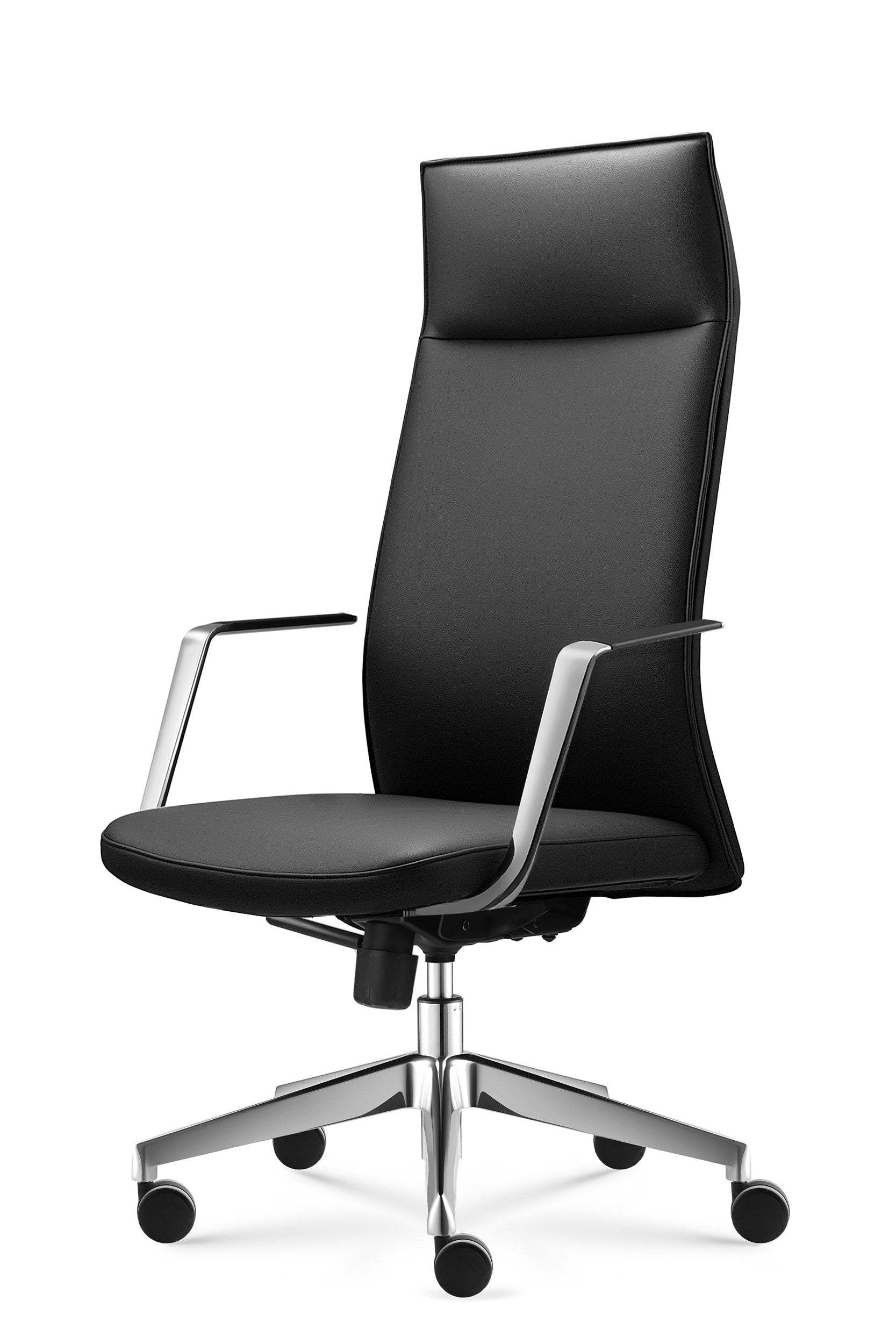 W528 - Executive Leather Chair - Angle - Office R Us