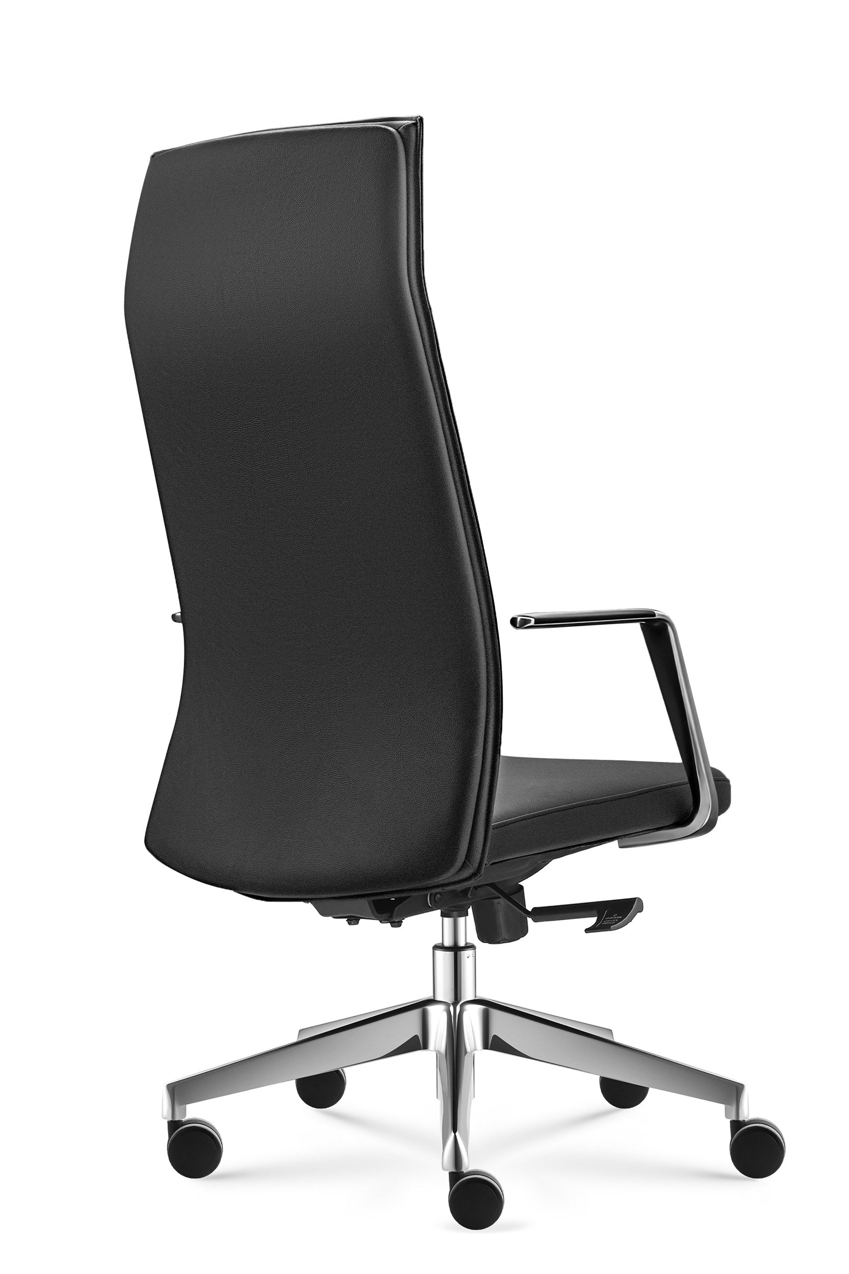 W528 - Executive Leather Chair - Back Angle - Office R Us