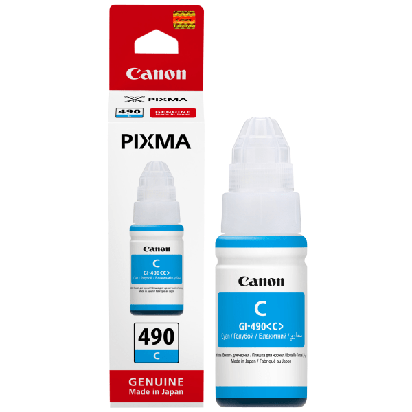 Canon Ink Bottle GI 490 Cyan