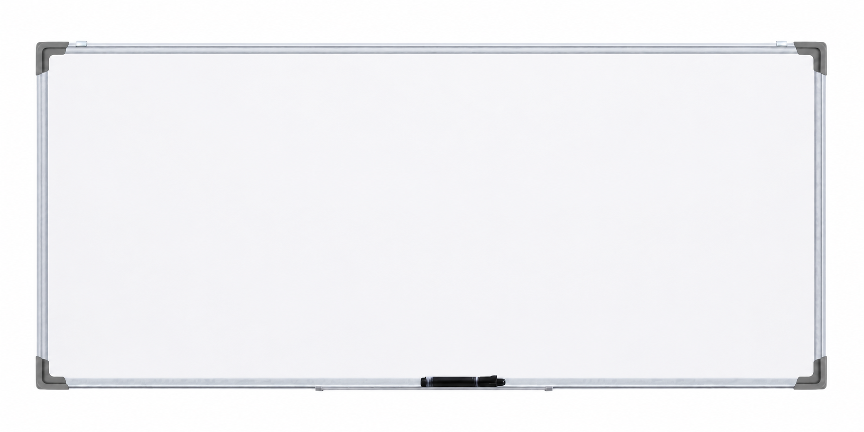 180 x 90cm Magnetic Whiteboard with Aluminium Frame