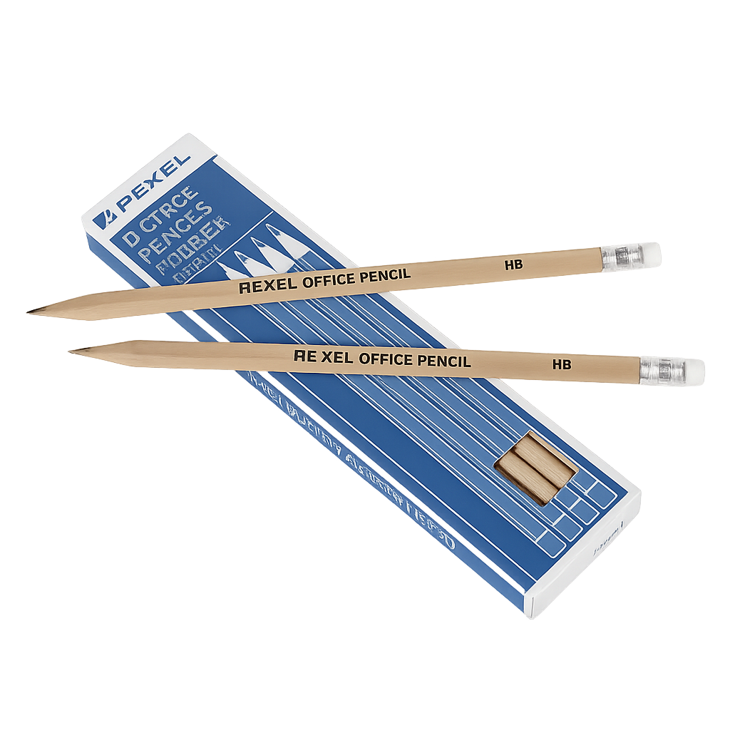 Rexel Office Pencil Rubber Tipped x12