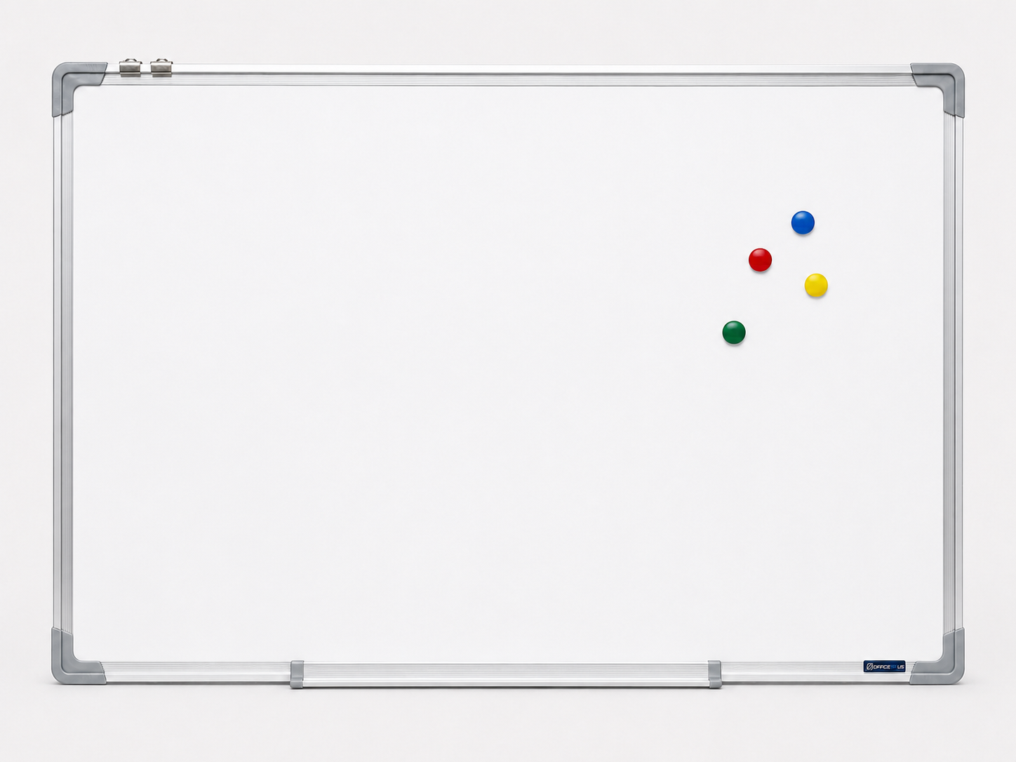 90 x 60cm Magnetic Whiteboard with Aluminium Frame