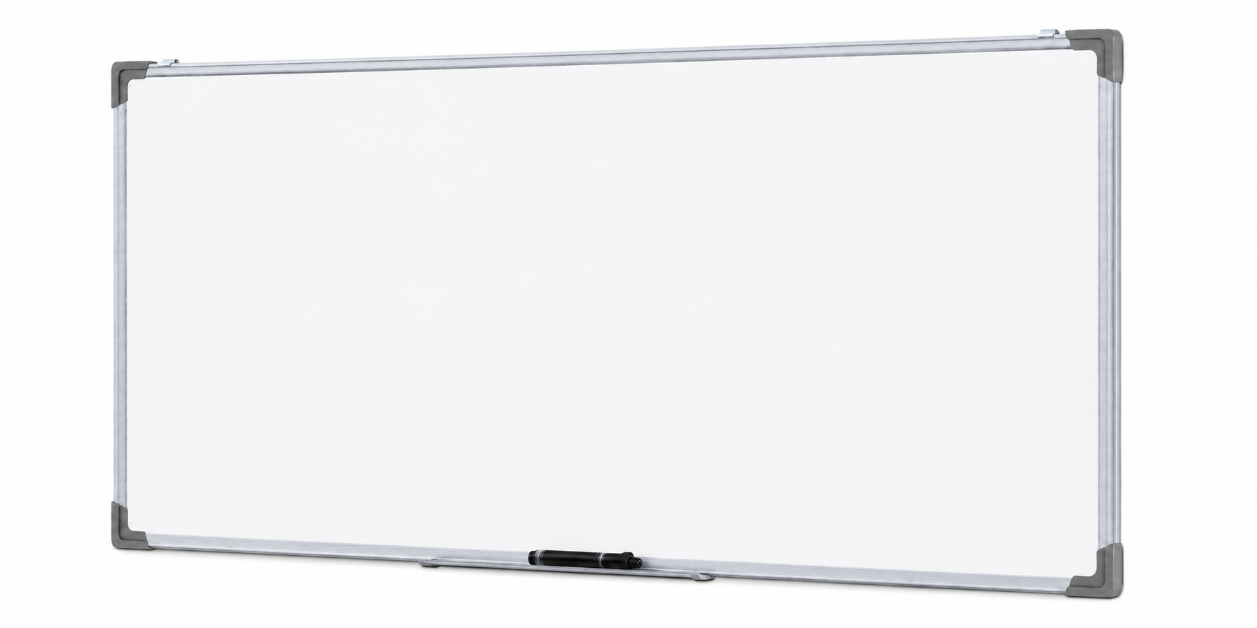 180 x 90cm Magnetic Whiteboard with Aluminium Frame