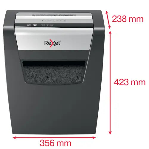 Rexel Momentum X410 Cross Cut Paper Shredder