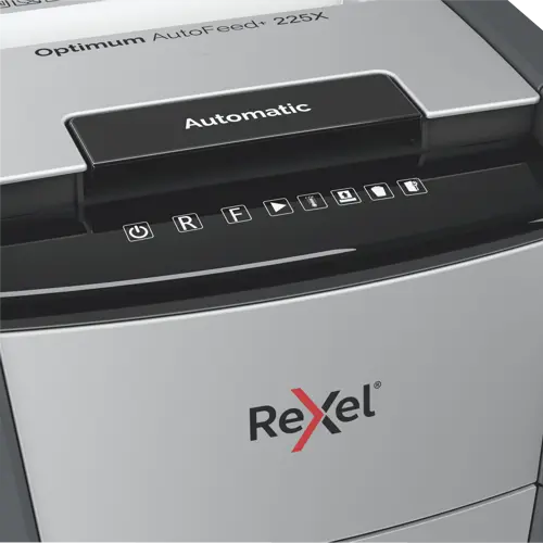 Rexel Optimum AutoFeed+ 225X Automatic Cross Cut Paper Shredder