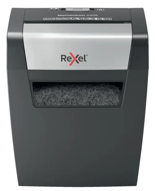 Rexel Momentum X406 Cross Cut Paper Shredder