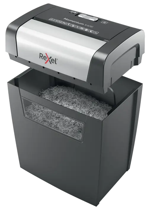 Rexel Momentum X406 Cross Cut Paper Shredder