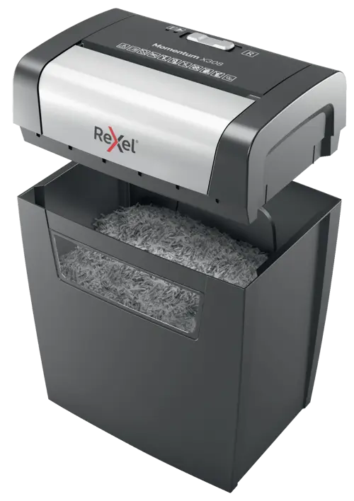 Rexel Momentum X308 Cross Cut Paper Shredder - Image 3 - Office R Us