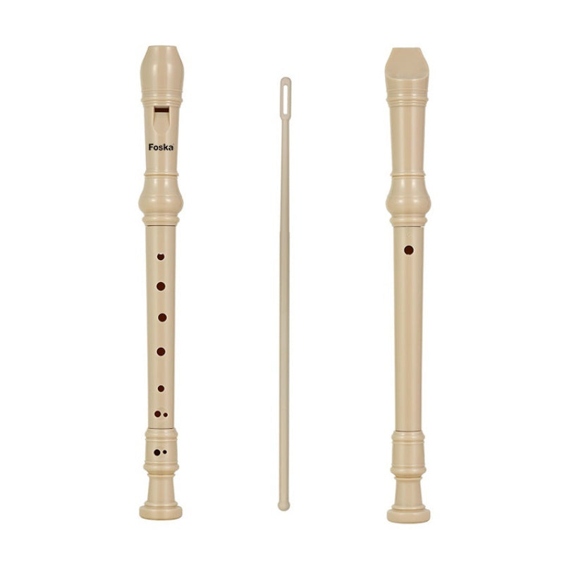 German Style 8-Hole Kids Recorder with Cleaning Stick