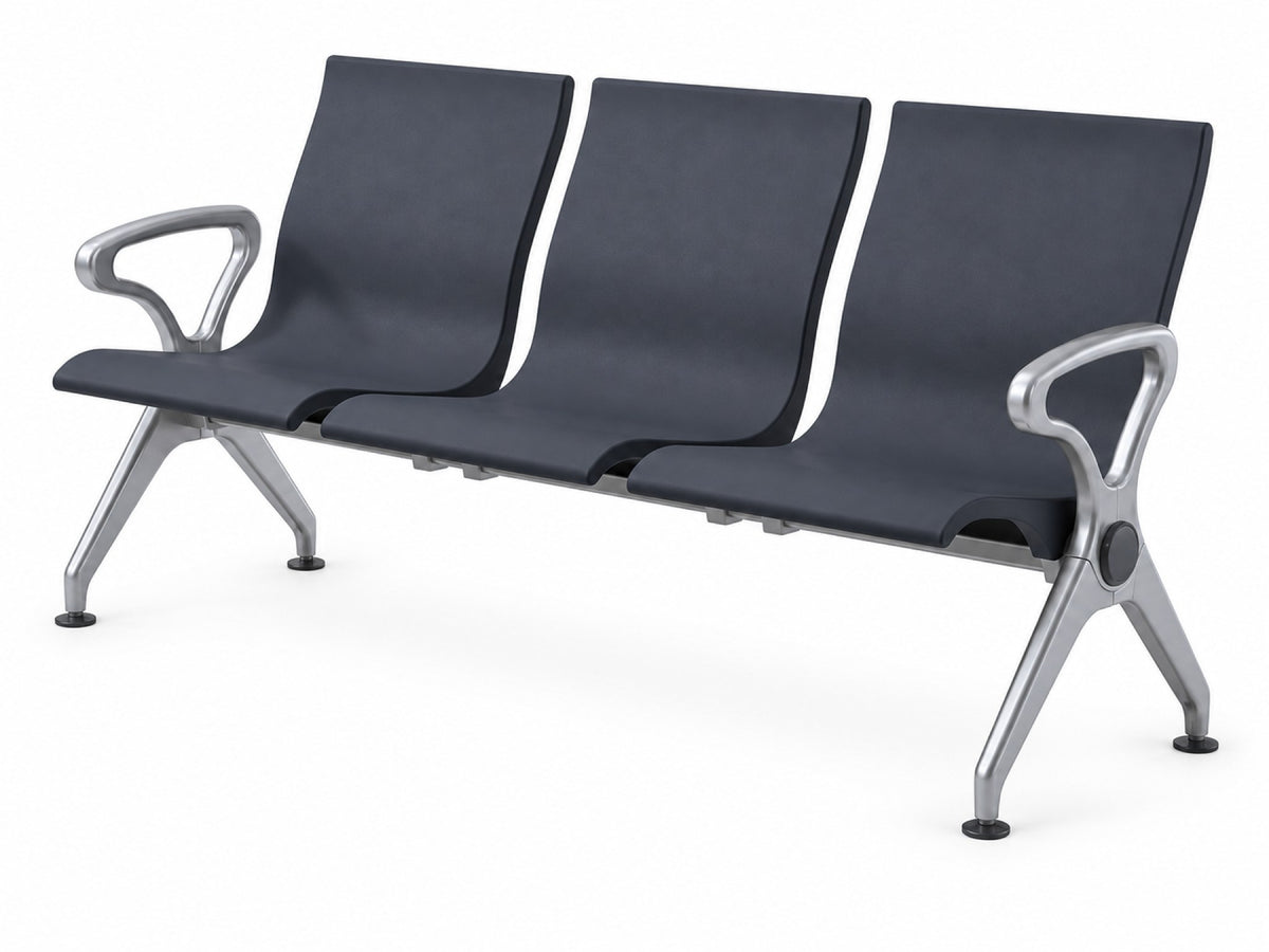 Embassy 3 Seater - PU Waiting Chair - Office R Us Lagos