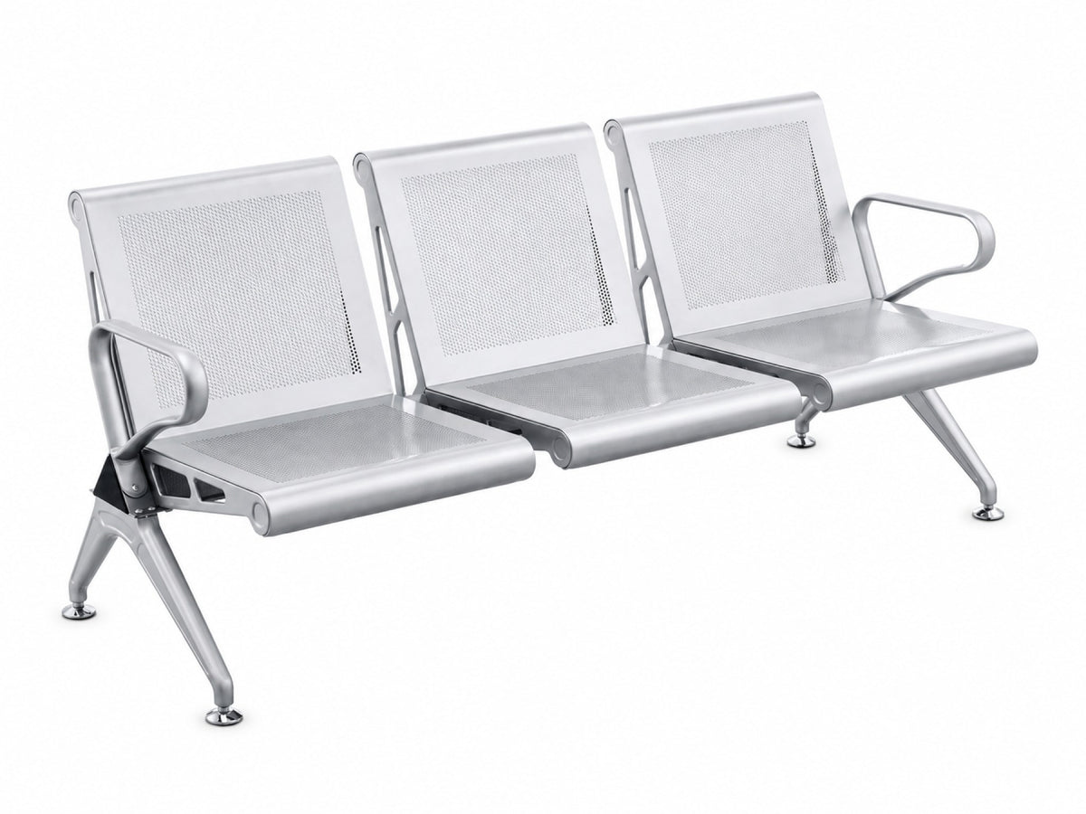 Transit 3 Seater - Steel Waiting Chair - Office R Us Lagos