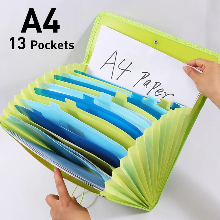 Expanding File Bag – 7 or 13 Pockets