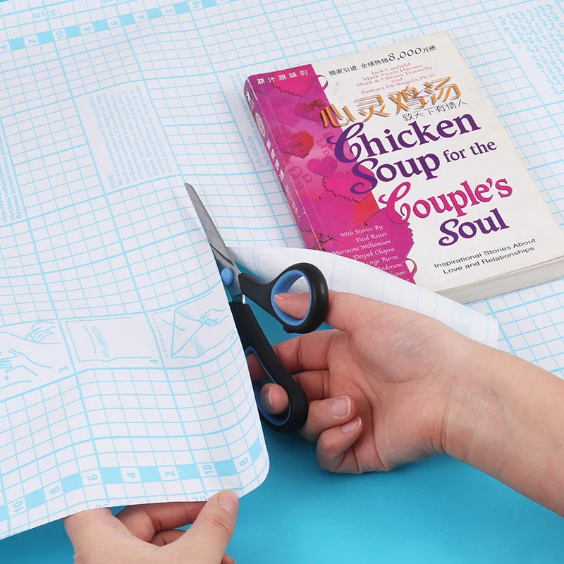 Clear Self-Adhesive Book Cover Roll 45cm