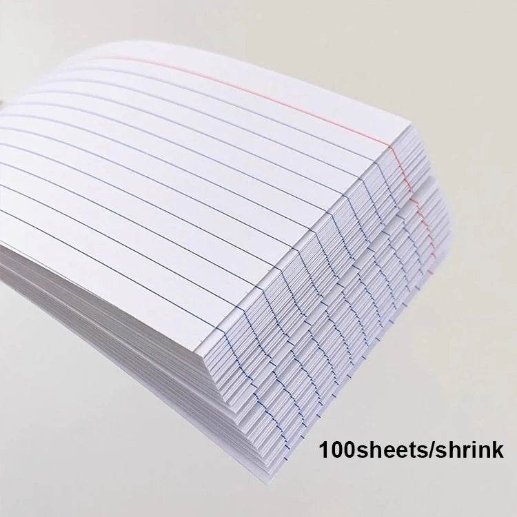 Ruled Index Cards 3 x 5 in – Pack of 100