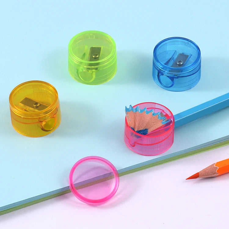 Handheld Plastic Pencil Sharpener for Kids