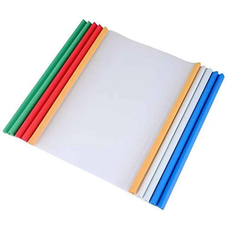 A4 Slide Bar Transparent File Cover Folder