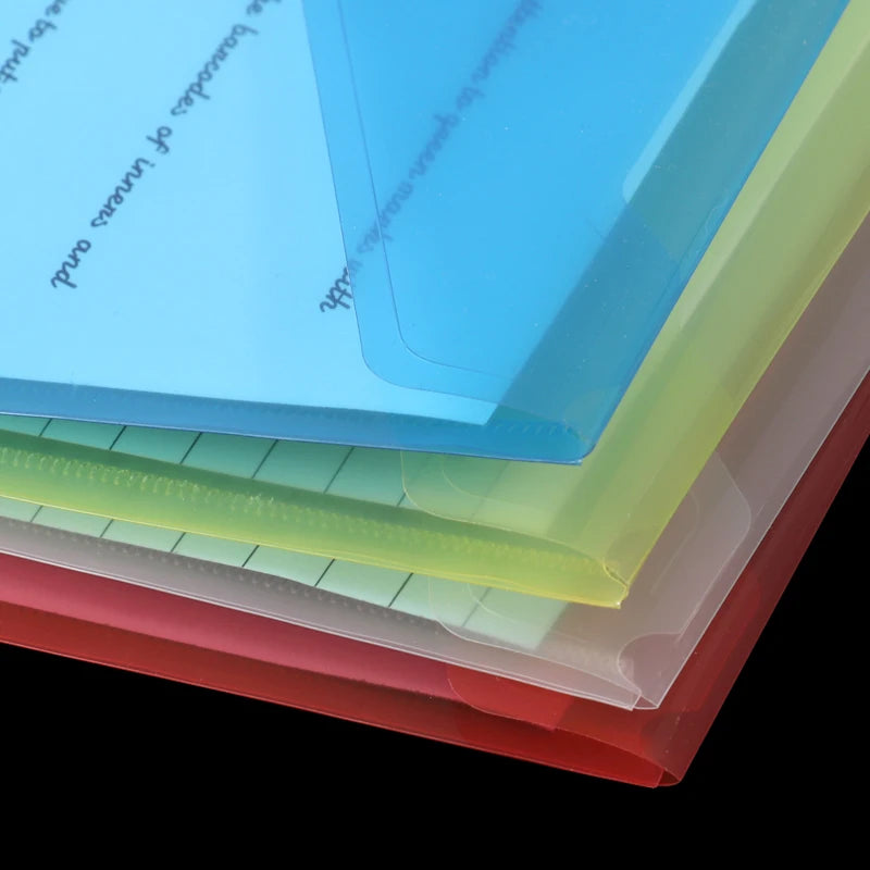Snap Button Envelope File Pocket – Transparent