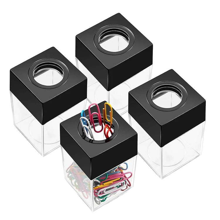 Magnetic Paper Clip Holder – Square Dispenser