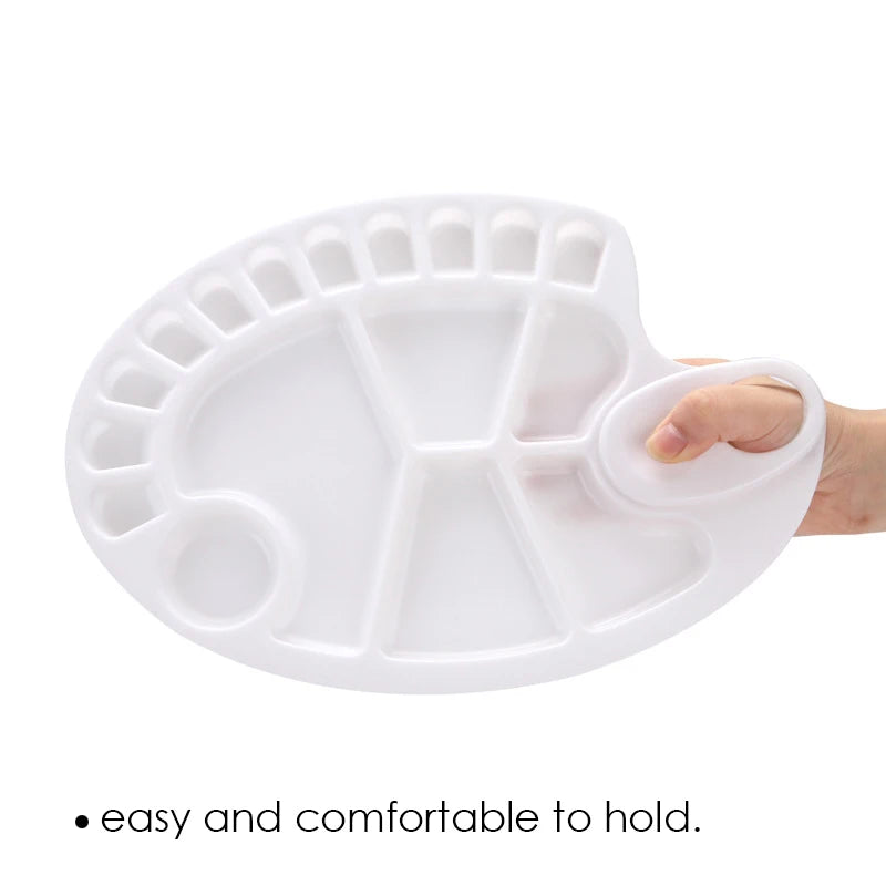 Portable Plastic Watercolour Paint Mixing Tray 31 x 21cm