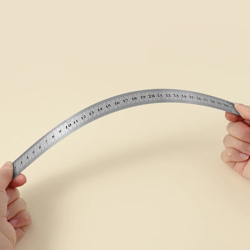 Stainless Steel Straight Ruler – 30 cm, 60 cm or 100 cm