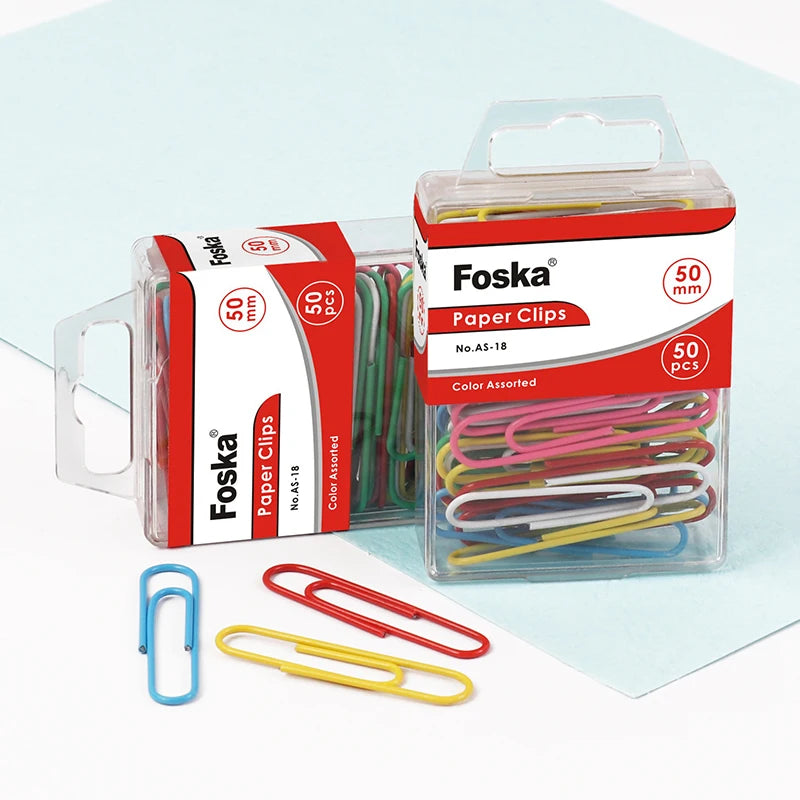 Colorful Office Plastic Paper Clips