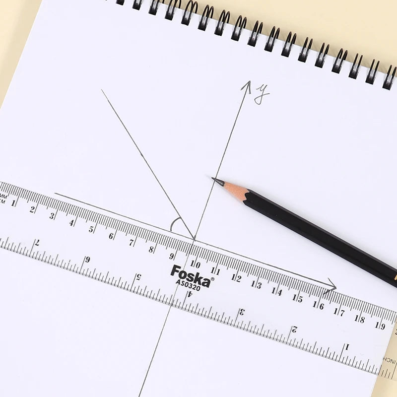 Clear Plastic Straight Ruler 20cm
