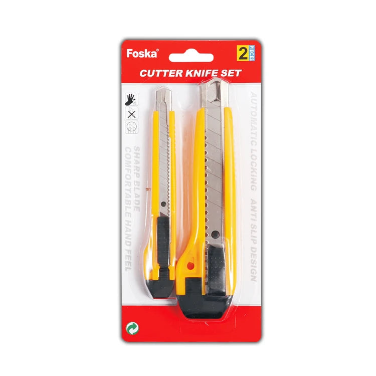 Soft Grip Utility Knife Set – 2 Pieces