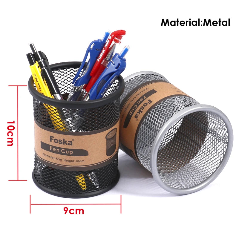 Mesh Metal Pen Holder Cup – Compact