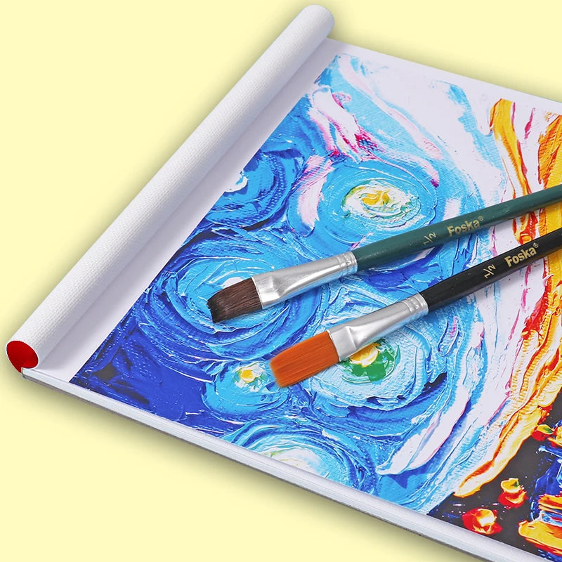 Spiral Canvas Pad 280gsm 10 Sheets