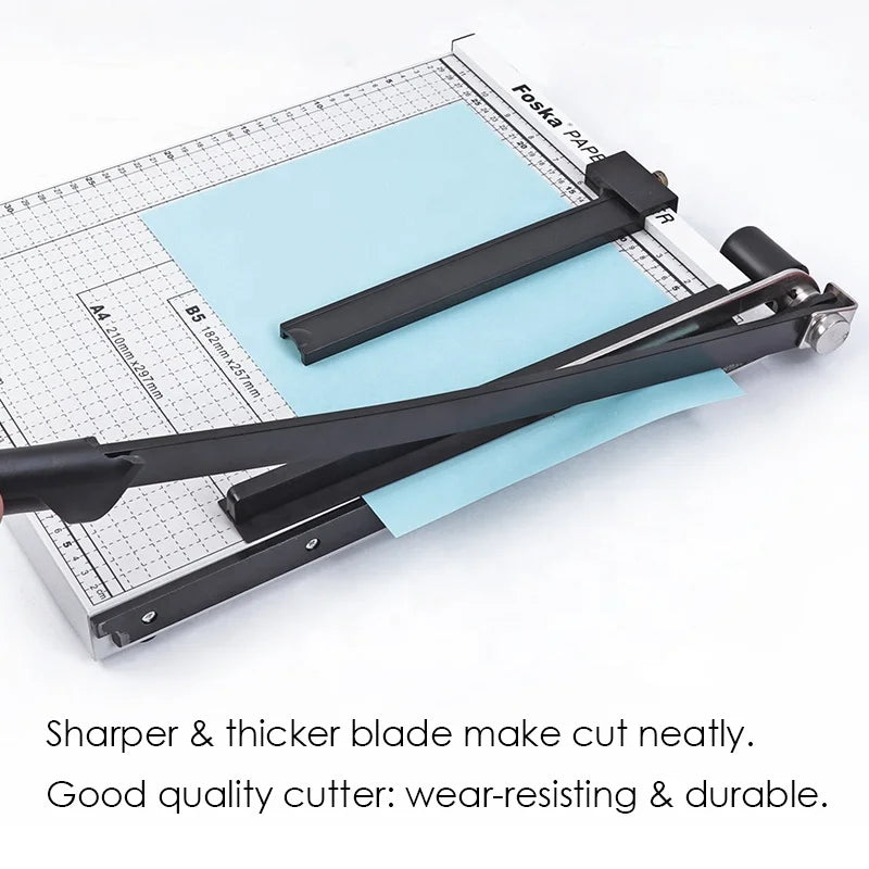 Steel Plate Paper Trimmer with Ruler