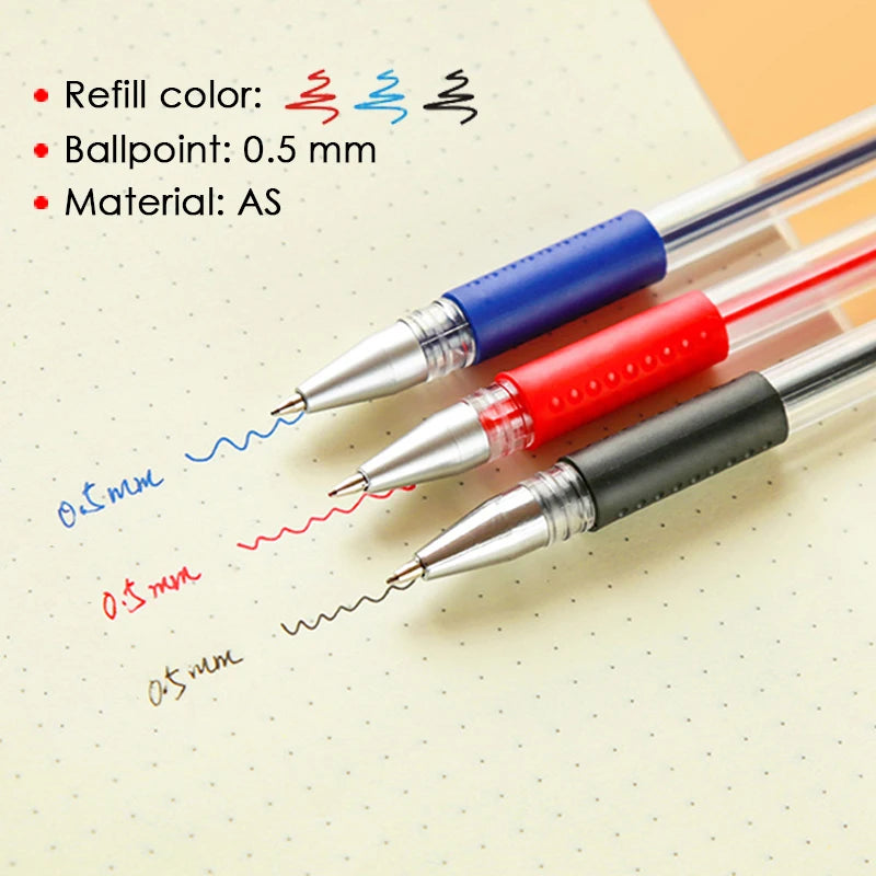Plastic Gel Ink Pen 0.5mm – 400m Writing Length