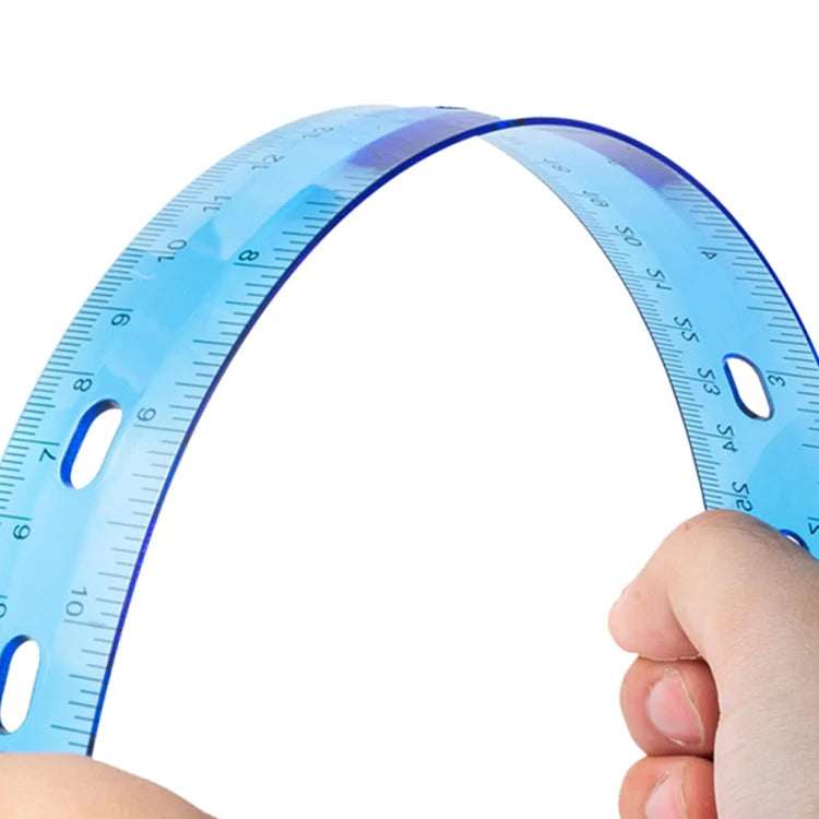 Flexible PVC Ruler Set 30cm – Pack of 3