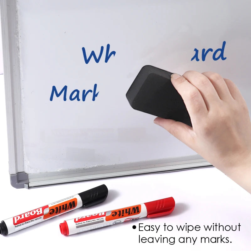 Dry Erase Whiteboard Markers with Smudge-Proof Ink – Pack of 3