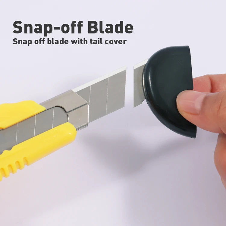 Heavy Duty Retractable Box Cutter with Snap-Off Blade