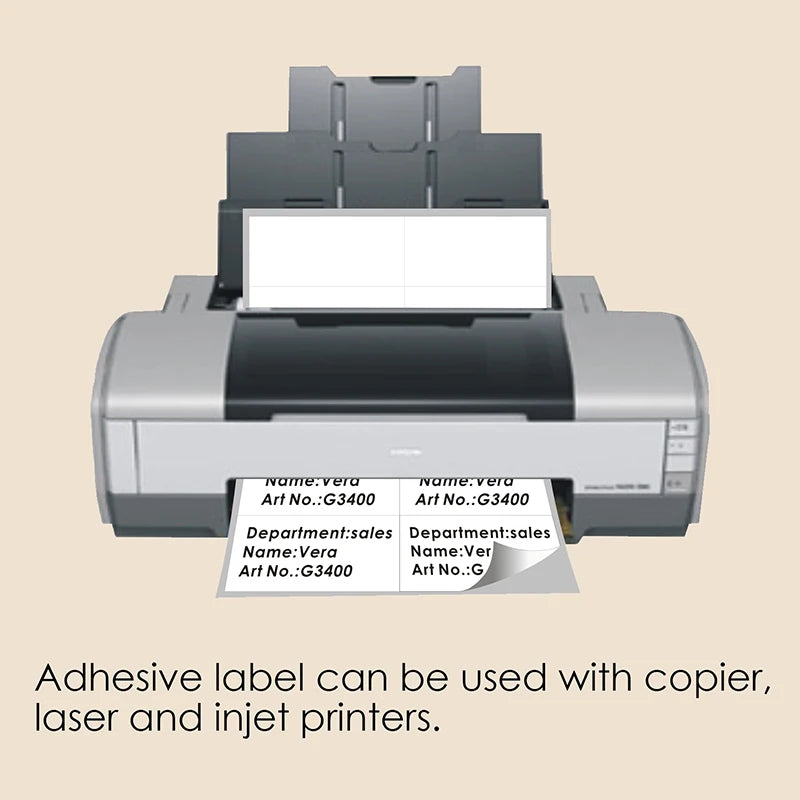 A4 Inkjet Printing Adhesive Label Sheets – Box of 100