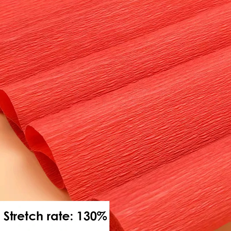 Soft Crepe Craft Paper Rolls 25 x 60cm – 10 Colors