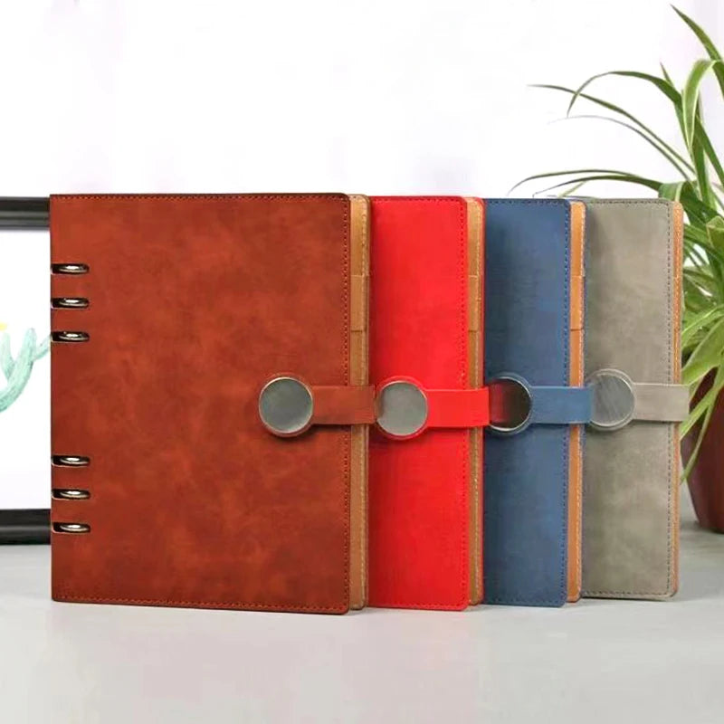 A5 Waterproof PU Leather Business Diary Notebook – 100 Sheets