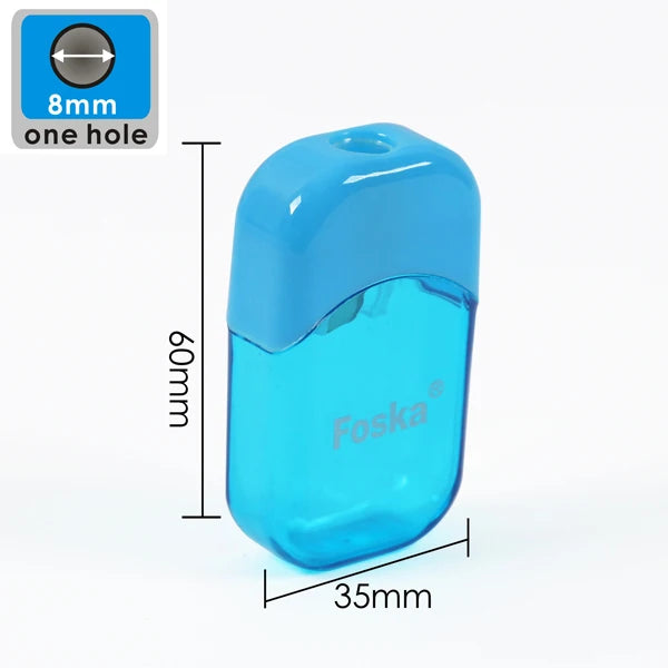 Transparent Pencil Sharpener with Lid