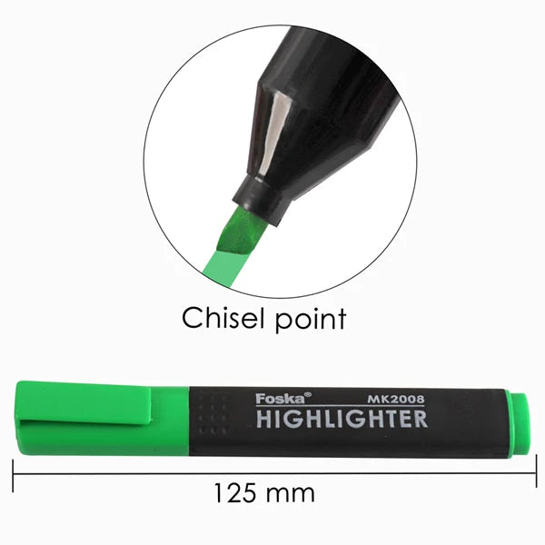 Solid Colour Highlighter Pen