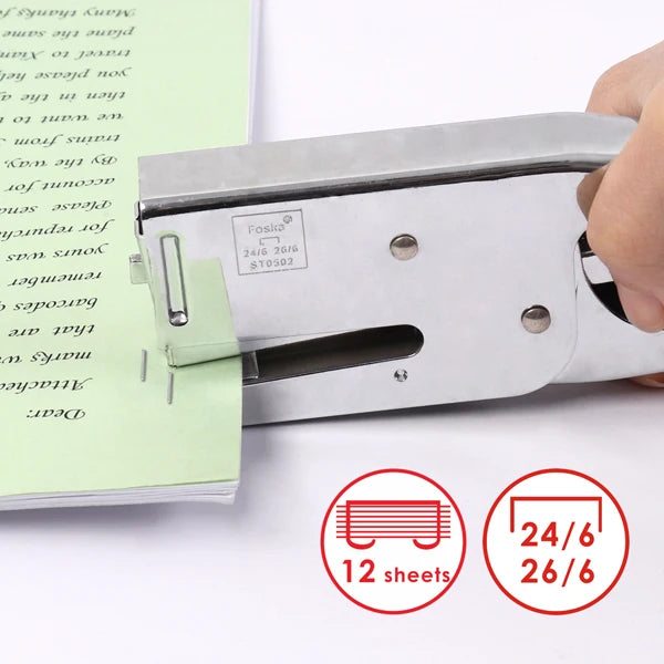 Hand Plier Metal Stapler – 25 Sheets