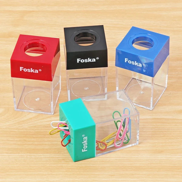 Magnetic Paper Clip Holder – Square Dispenser