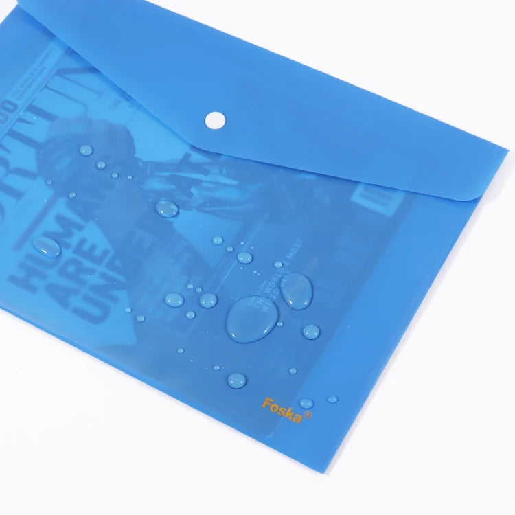 A4 Snap Closure Envelope File Pocket – Solid Colours