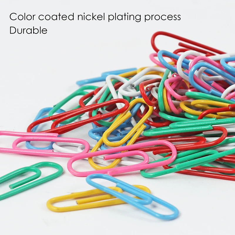 Colorful Office Plastic Paper Clips