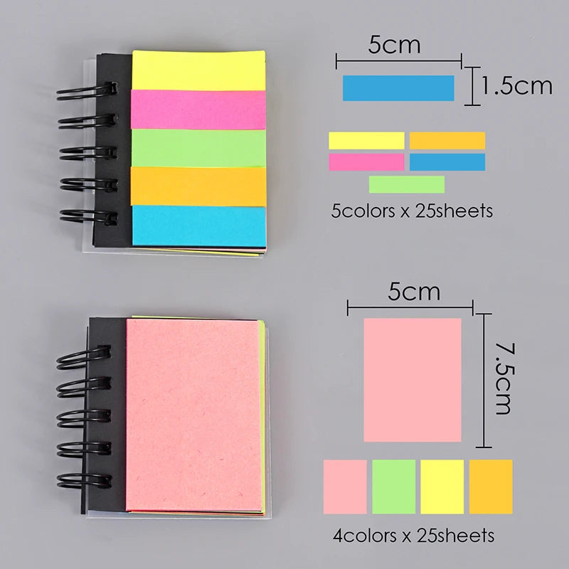 Sticky Notes and Index Marker Set – 9 Colour-Coded Pads