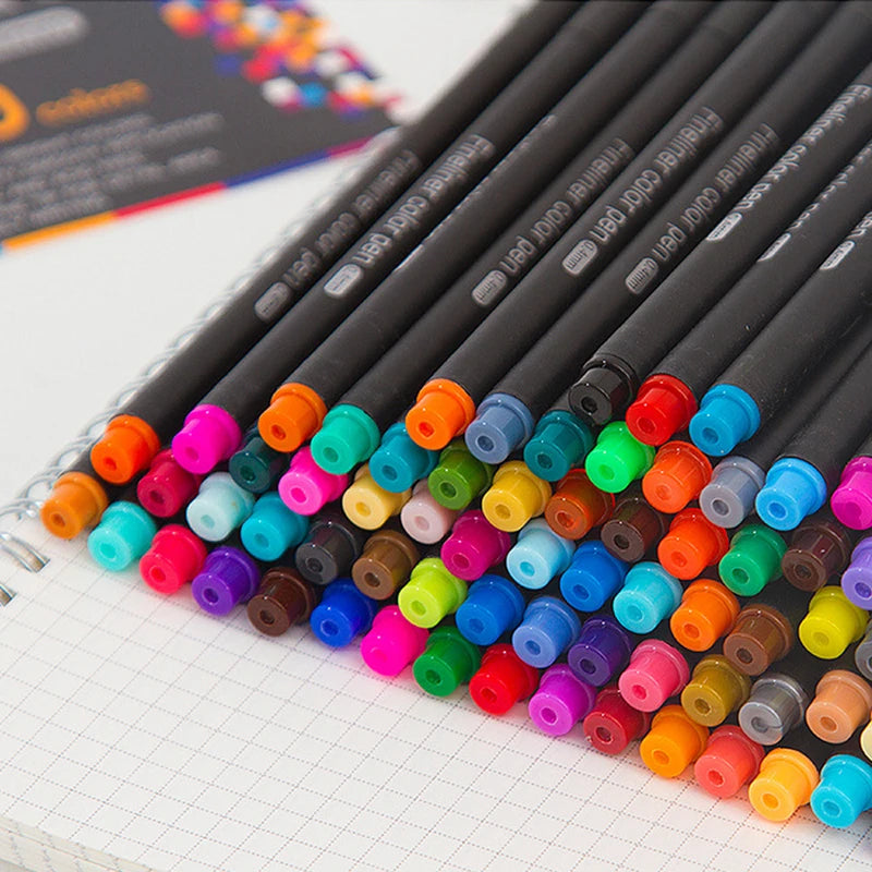 Fine-Tip Fineliner Marker Pens