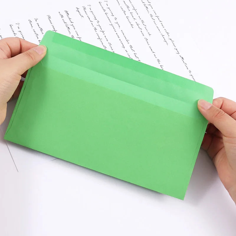 Coloured Peel and Seal Window Invitation Envelope 110 x 220mm