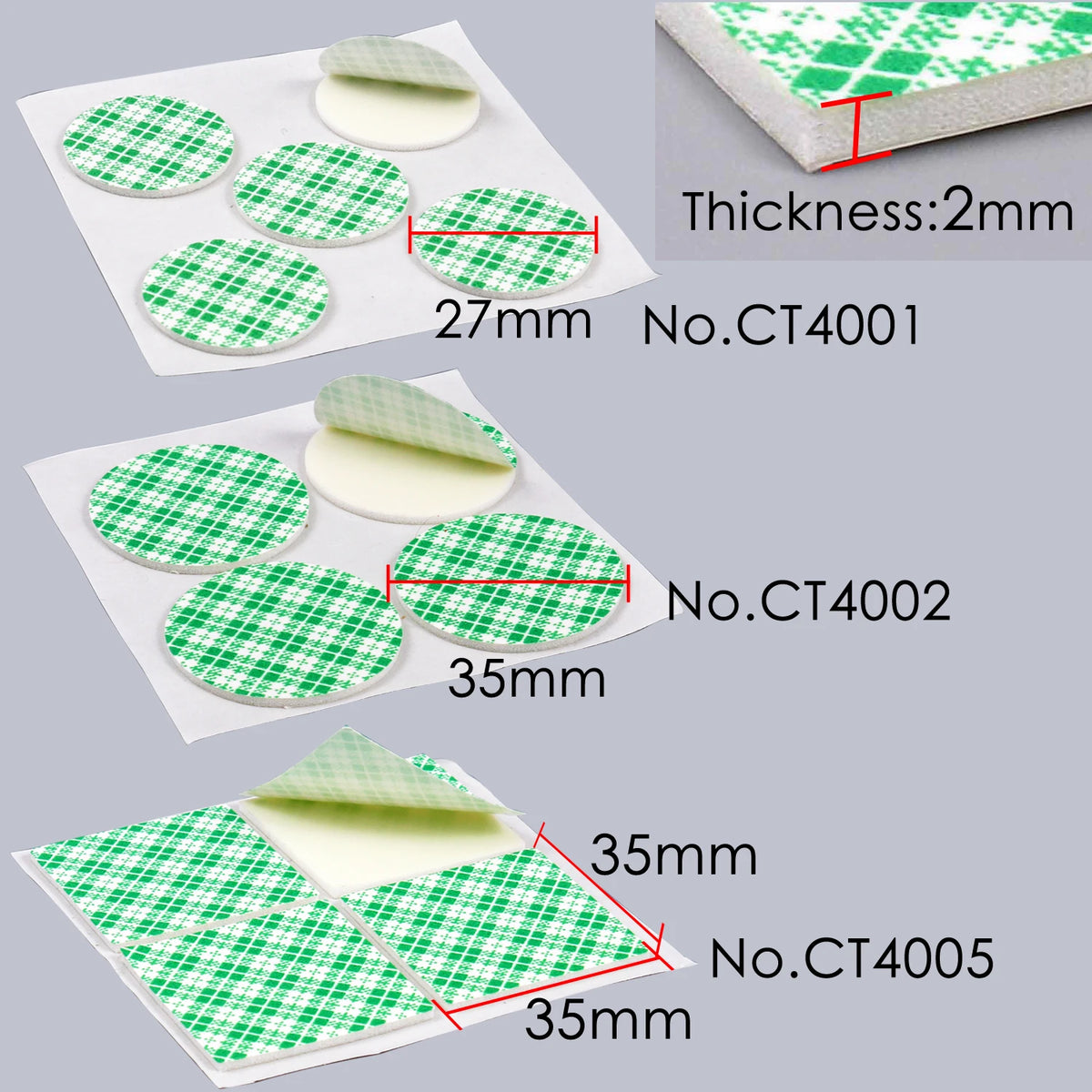 Double-Sided Foam Mounting Pads