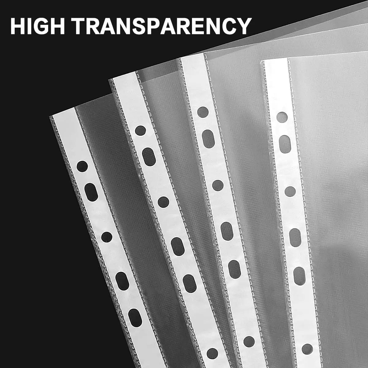 A4 Punched Sheet Protectors – 11 Holes
