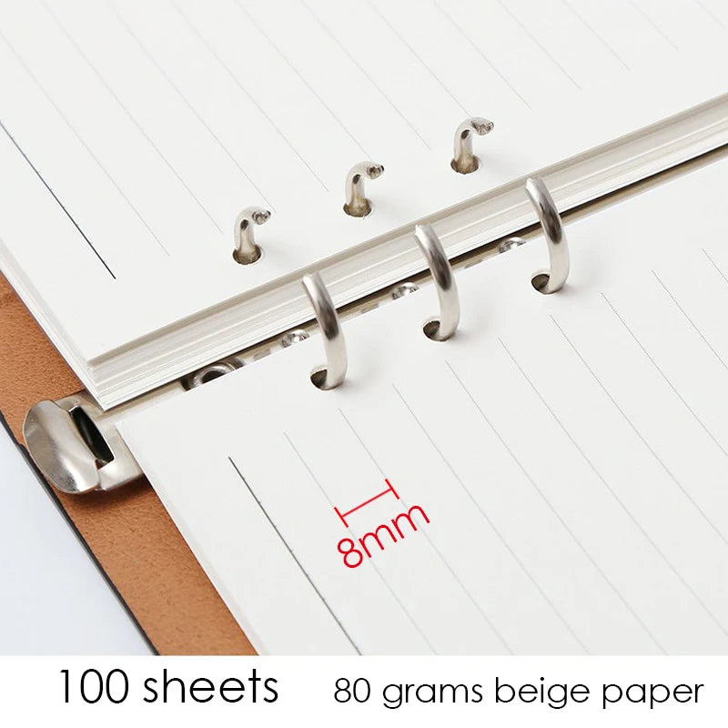 A5 Waterproof PU Leather Business Diary Notebook – 100 Sheets